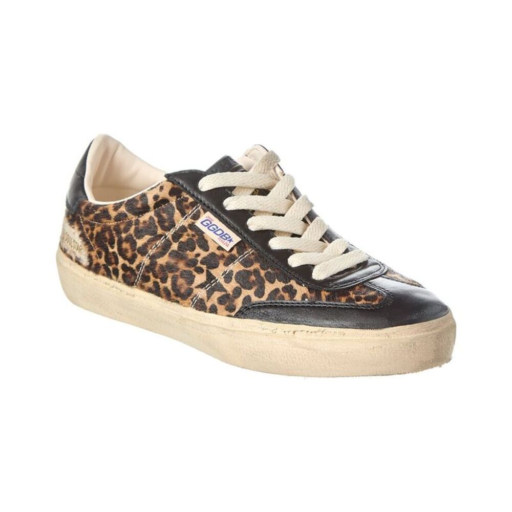 Golden Goose Soul Star Leather Sneaker, Brown